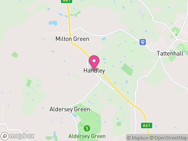 Map of Handley, Cheshire West and Chester