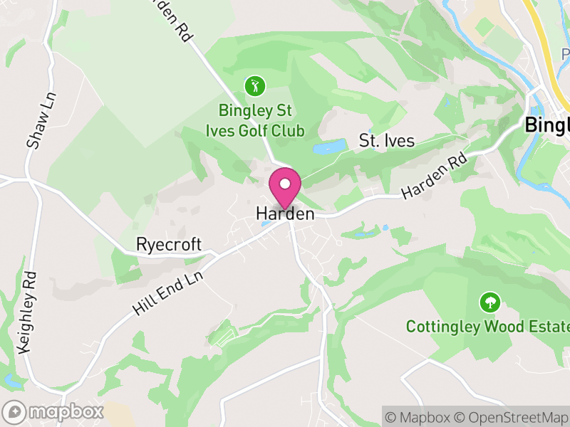 Map of Harden, Bradford