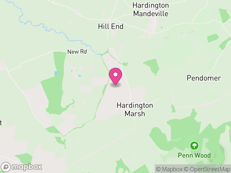 Map of Hardington Mandeville, Somerset