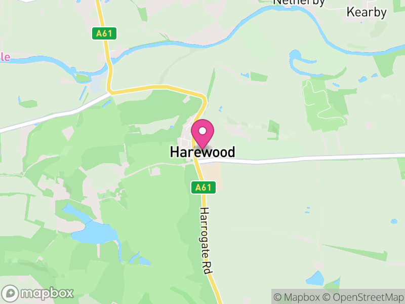 Map of Harewood, Leeds