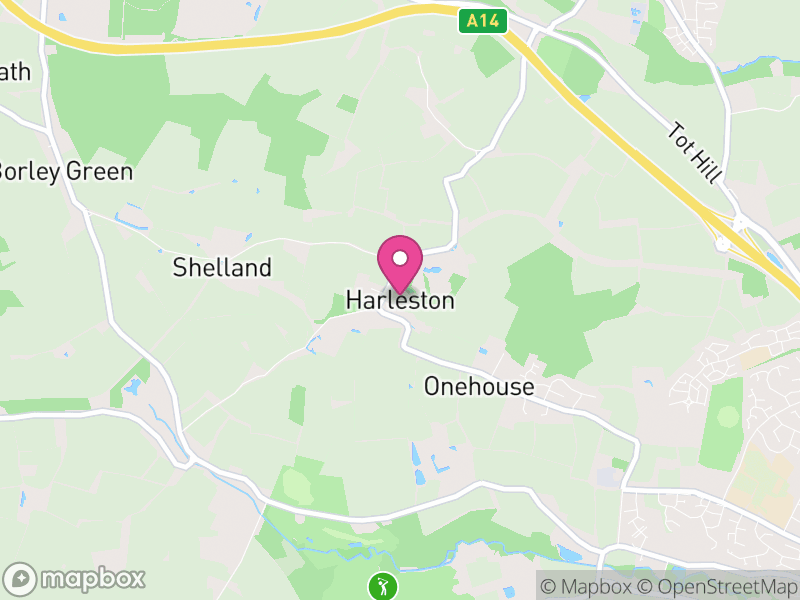 Map of Harleston, Mid Suffolk