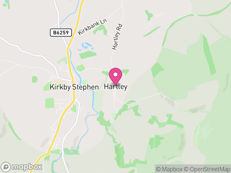 Map of Hartley, Westmorland and Furness