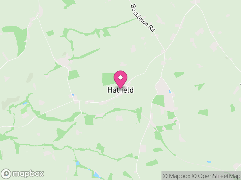 Map of Hatfield and Newhampton, Herefordshire