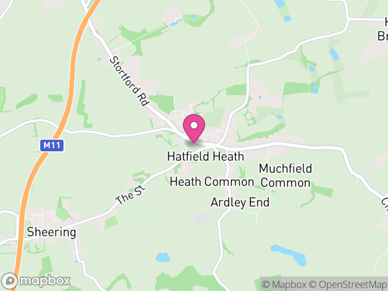 Map of Hatfield Heath, Uttlesford