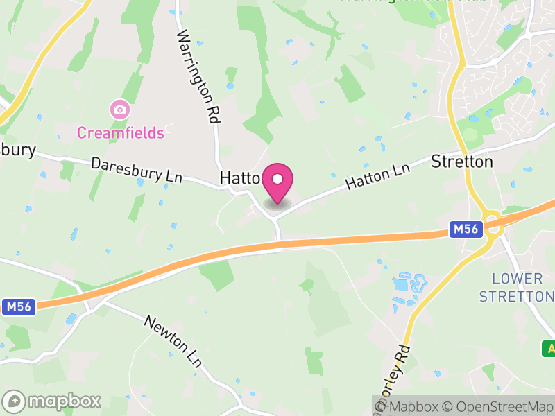 Map of Hatton, Warrington