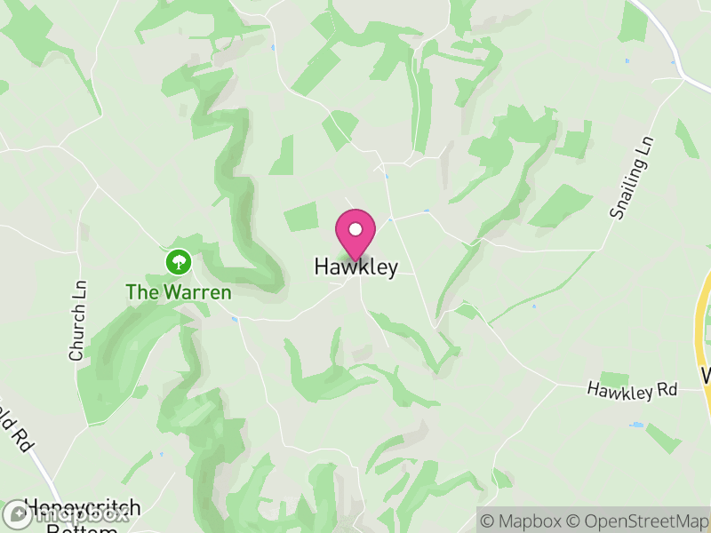 Map of Hawkley, East Hampshire