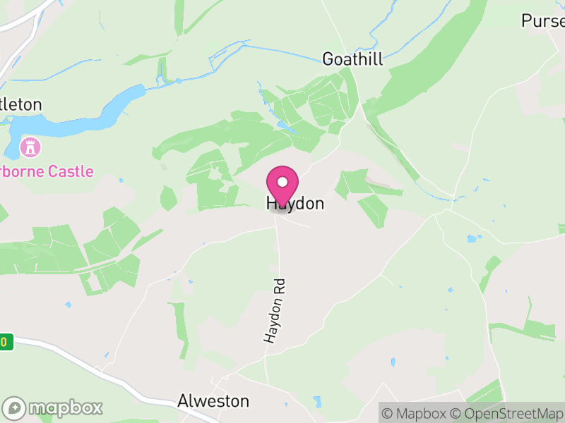 Map of Haydon, Dorset