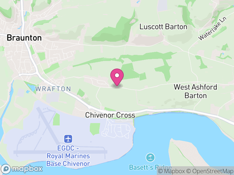 Map of Heanton Punchardon, North Devon