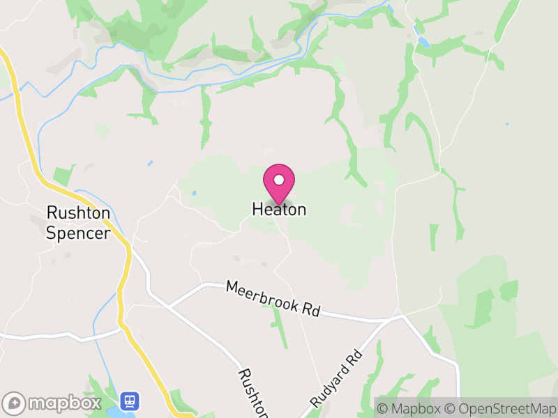 Map of Heaton, Staffordshire Moorlands