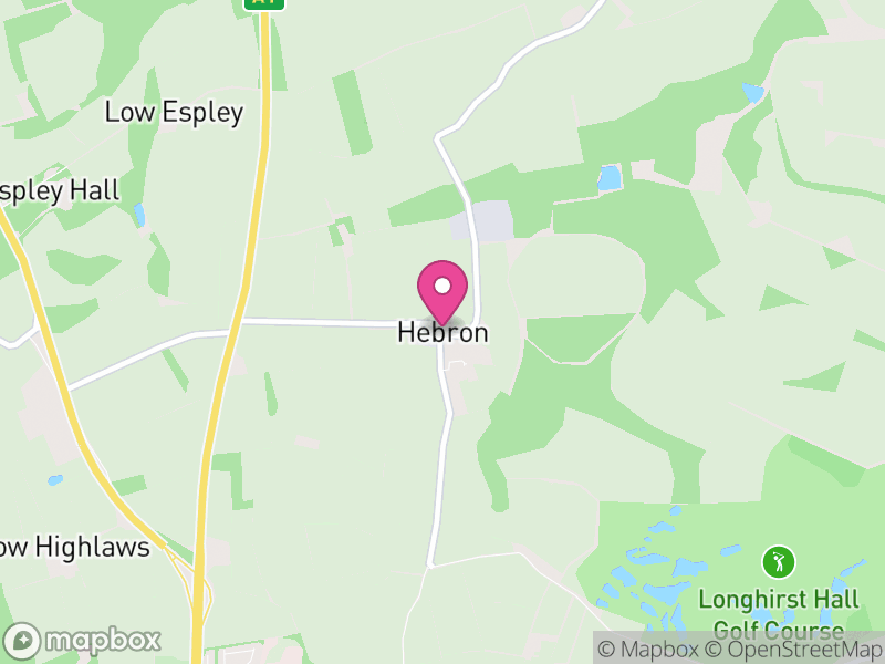 Map of Hebron, Northumberland