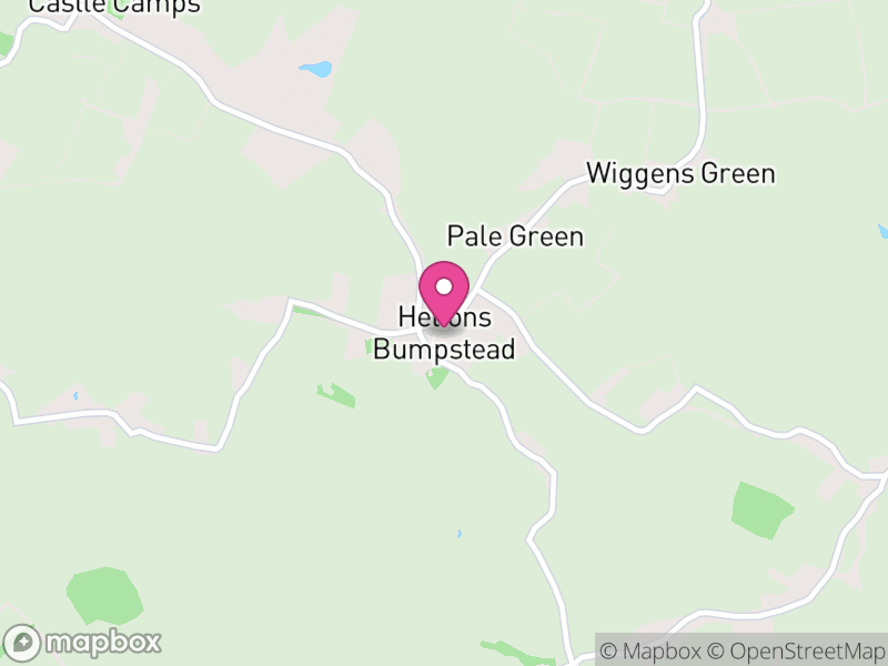 Map of Helions Bumpstead, Braintree