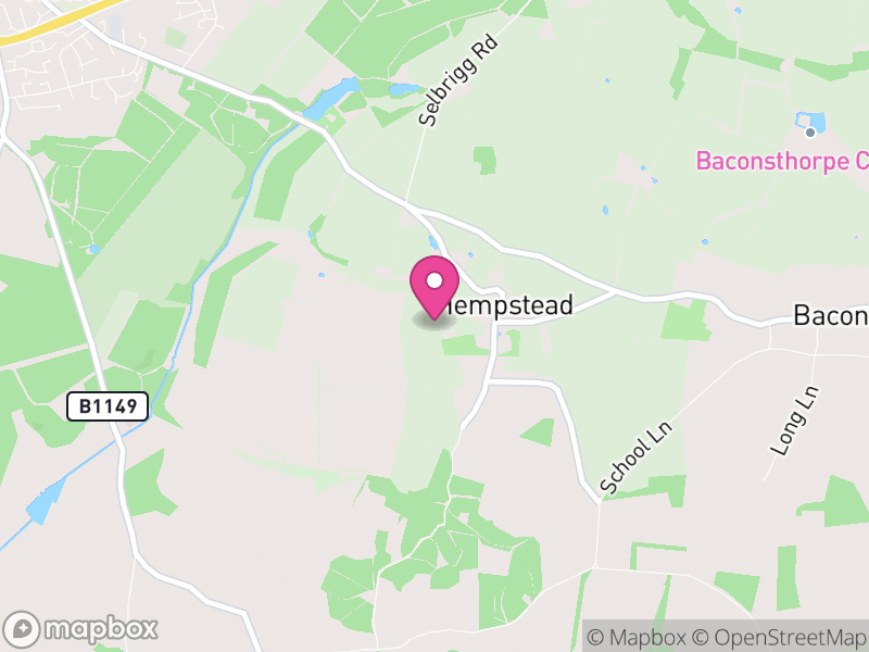 Map of Hempstead, North Norfolk