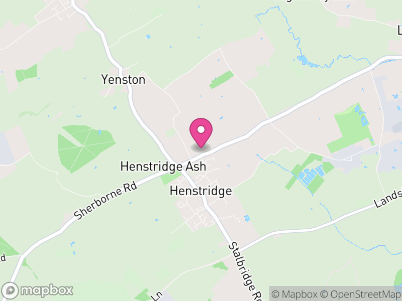 Map of Henstridge, Somerset