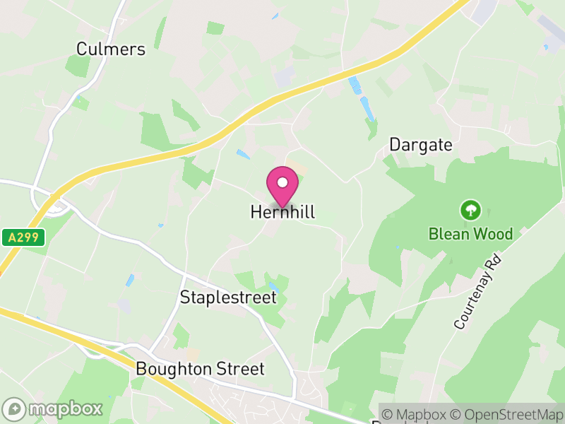 Map of Hernhill, Swale