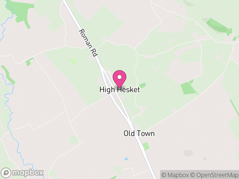 Map of Hesket, Westmorland and Furness