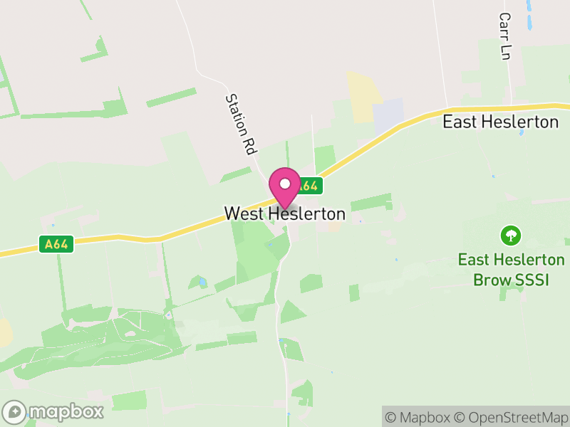 Map of Heslerton, North Yorkshire