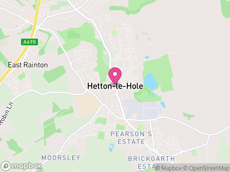 Map of Hetton, Sunderland