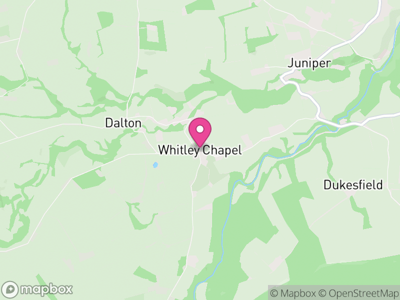 Map of Hexhamshire, Northumberland