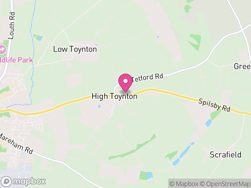 Map of High Toynton, East Lindsey