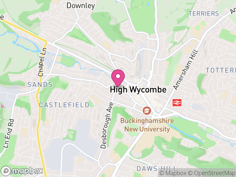 Map of High Wycombe Community Board, Buckinghamshire
