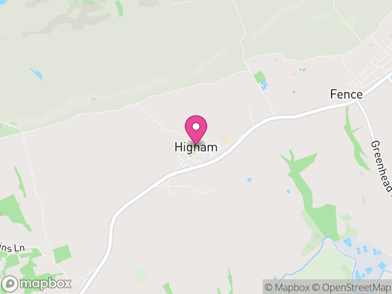 Map of Higham-with-West Close Booth, Pendle
