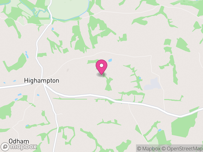 Map of Highampton, West Devon