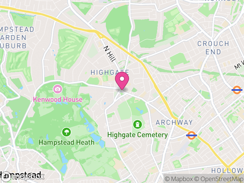 Map of Highgate