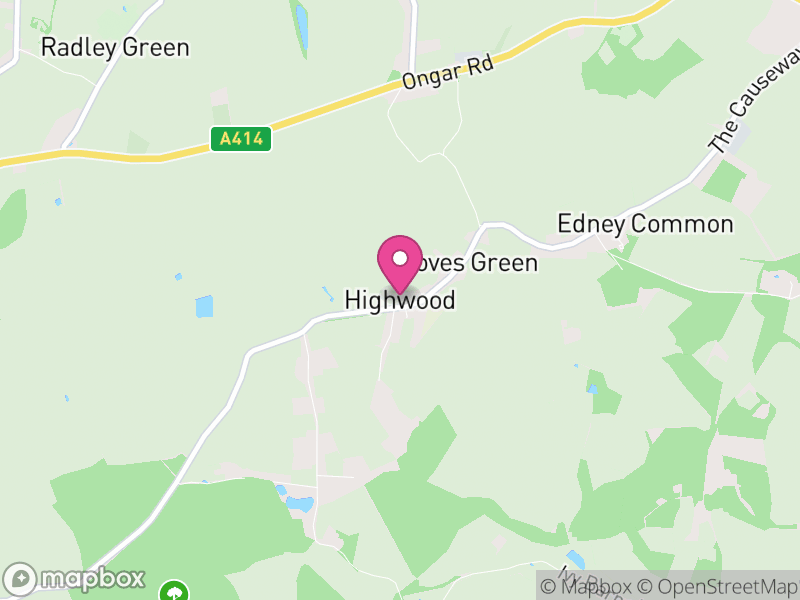 Map of Highwood, Chelmsford