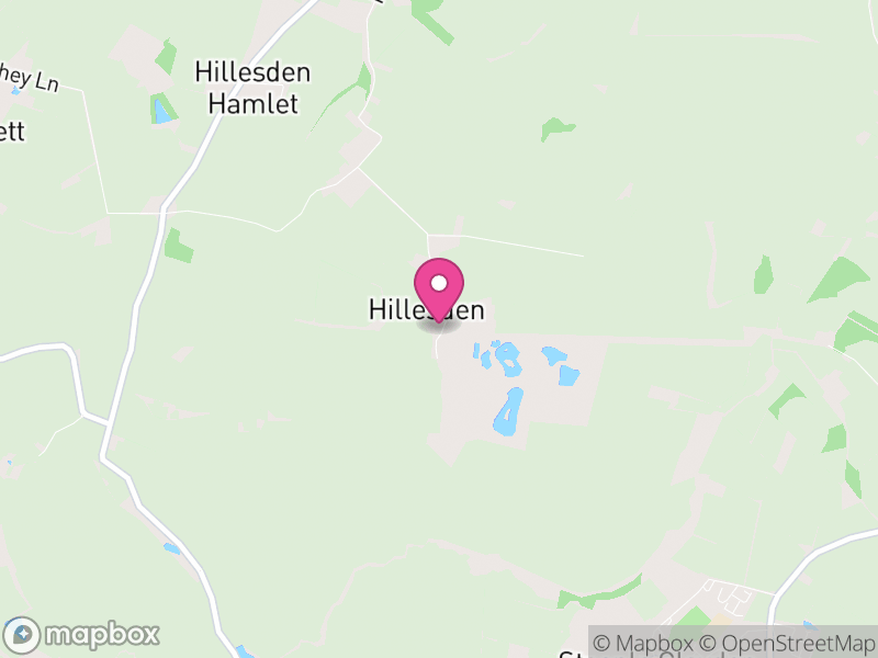 Map of Hillesden, Buckinghamshire
