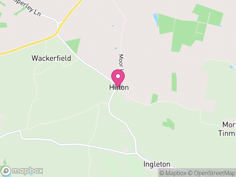 Map of Hilton, County Durham