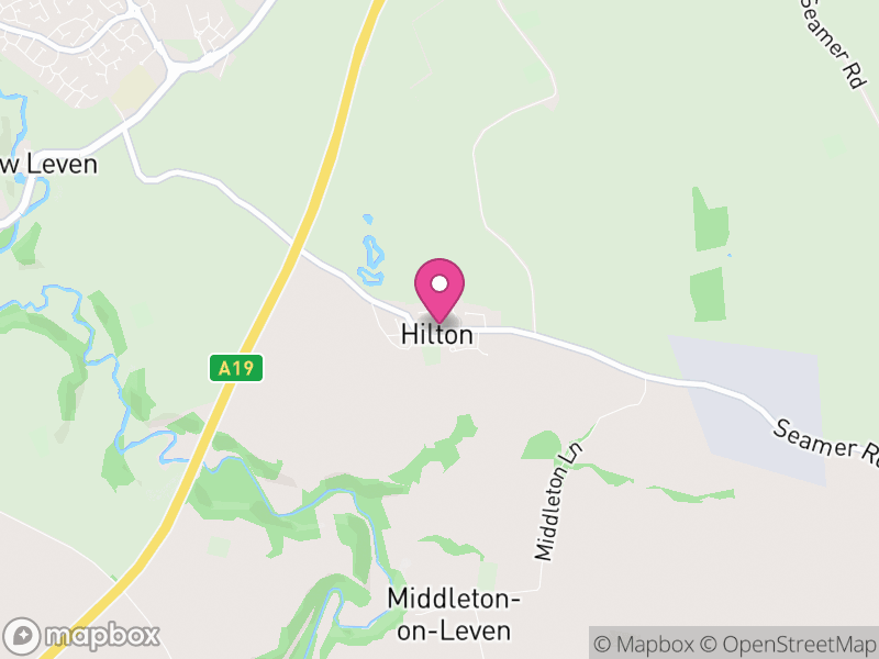 Map of Hilton, Stockton-on-Tees