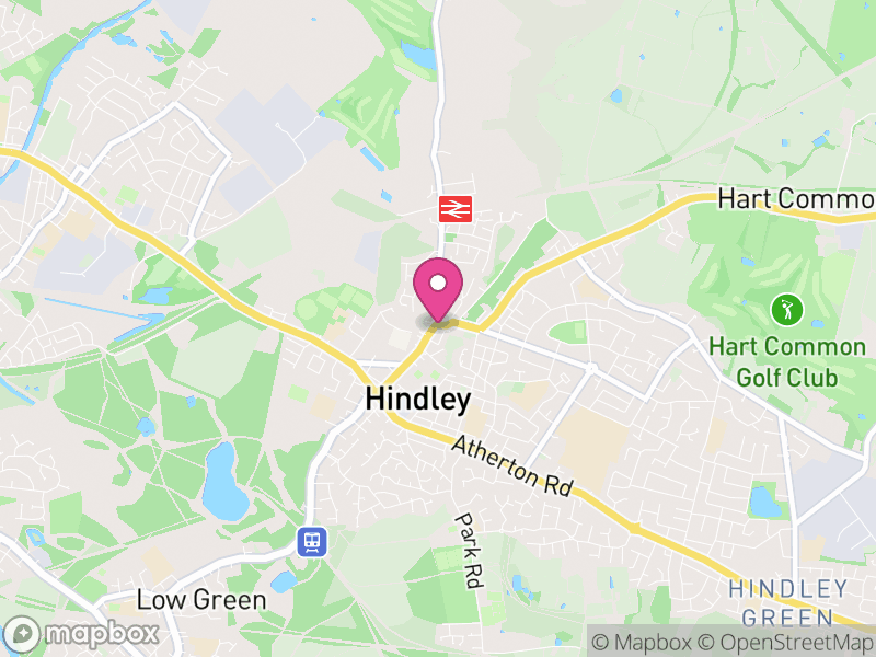 Map of Hindley