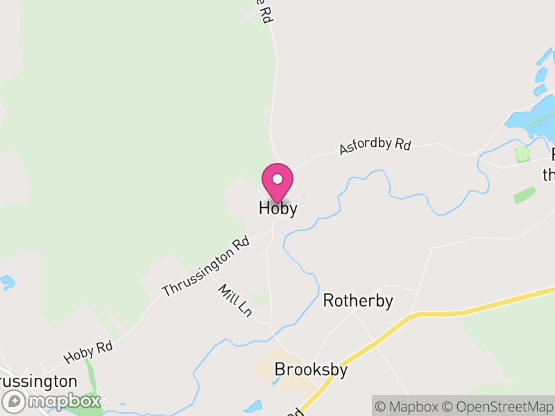 Map of Hoby with Rotherby, Melton