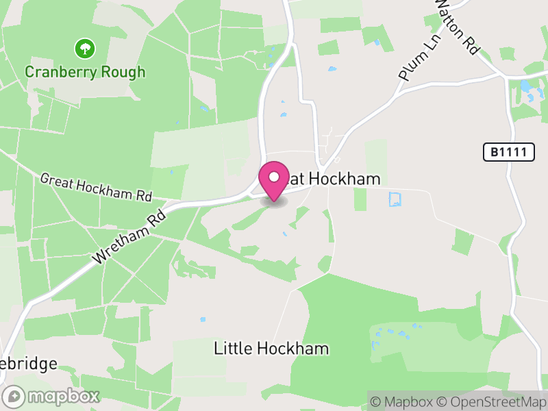 Map of Hockham, Breckland