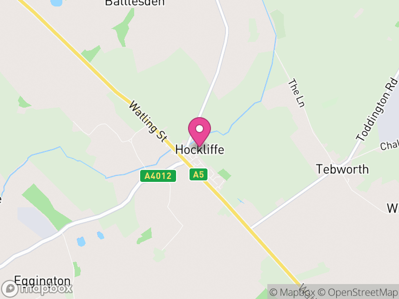 Map of Hockliffe, Central Bedfordshire