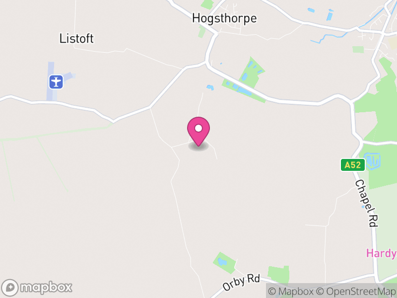 Map of Hogsthorpe, East Lindsey