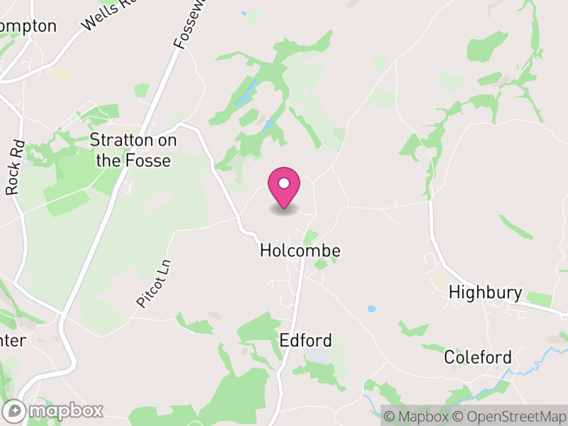Map of Holcombe, Somerset