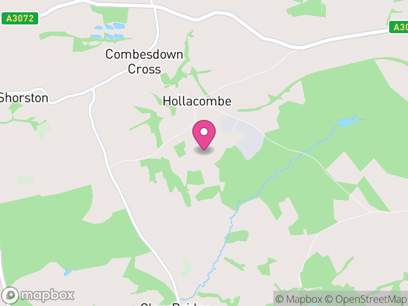 Map of Hollacombe, Torridge