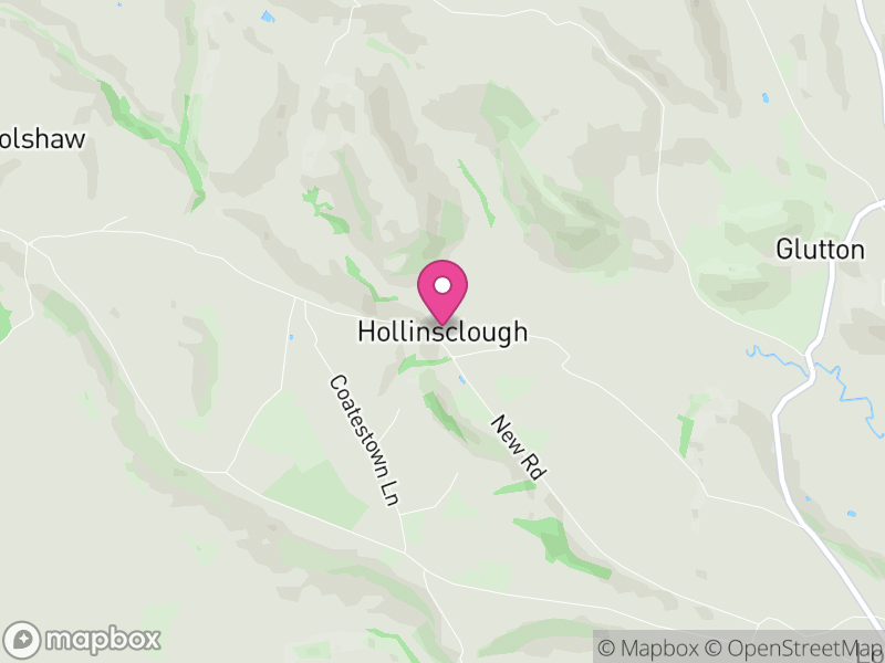 Map of Hollinsclough, Staffordshire Moorlands