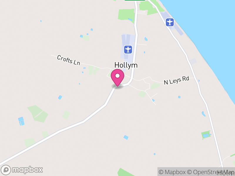 Map of Hollym, East Riding of Yorkshire