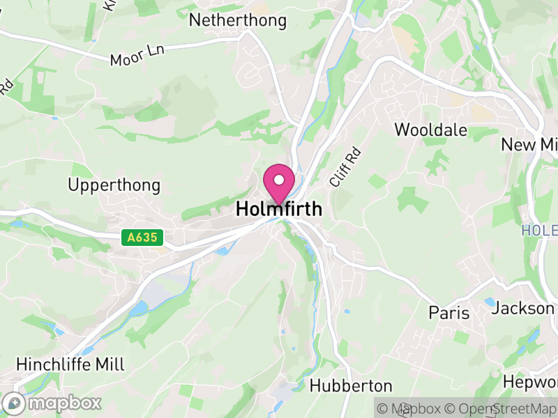 Map of Holme Valley, Kirklees