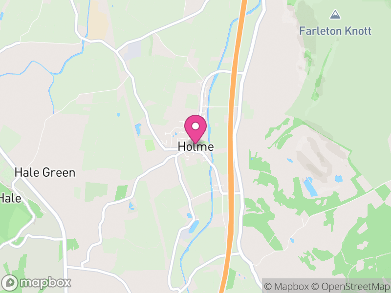 Map of Holme, Westmorland and Furness