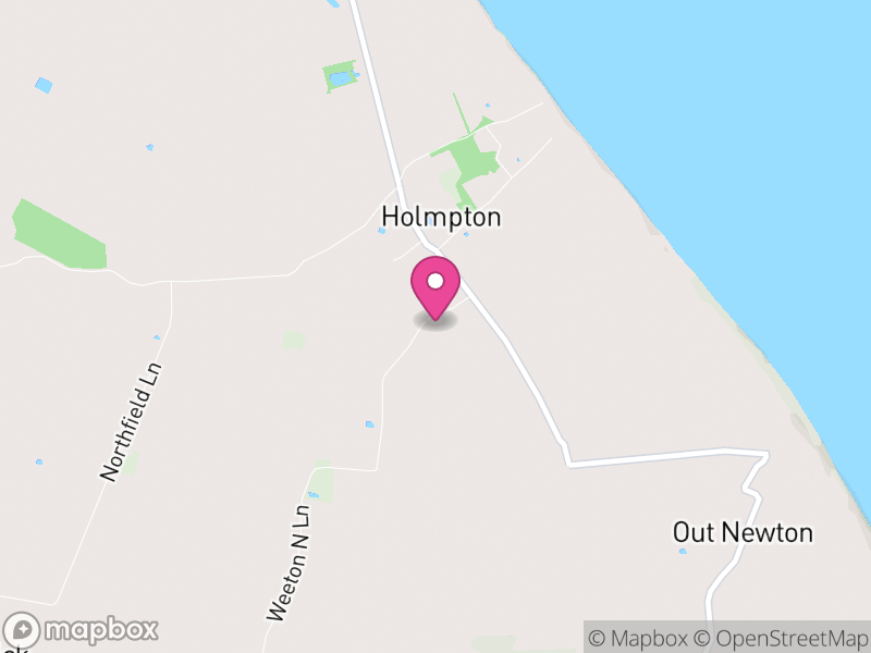 Map of Holmpton, East Riding of Yorkshire