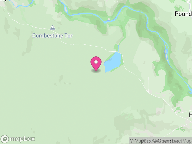 Map of Holne, South Hams