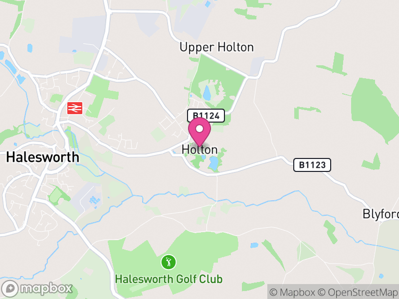 Map of Holton, East Suffolk
