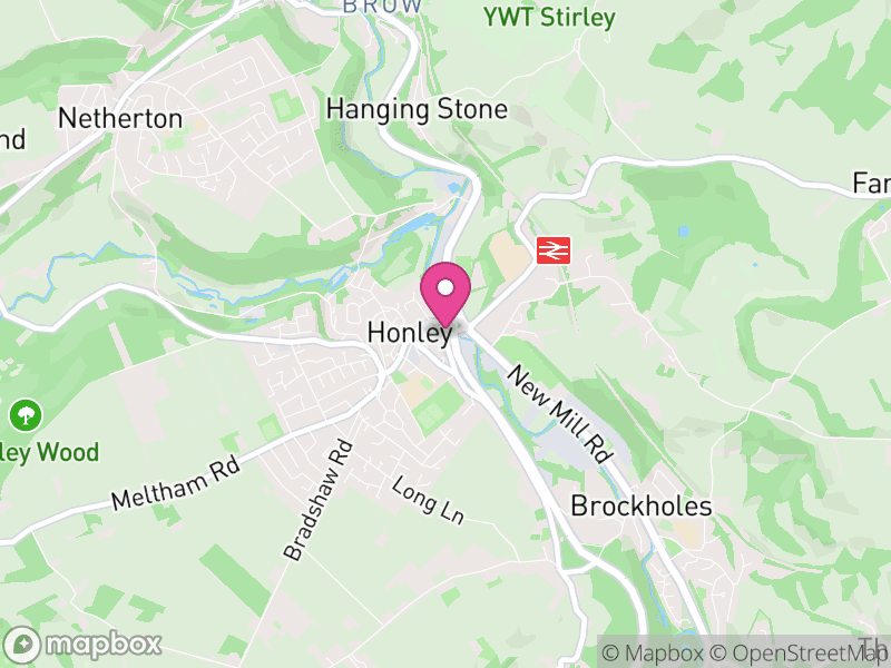 Map of Honley