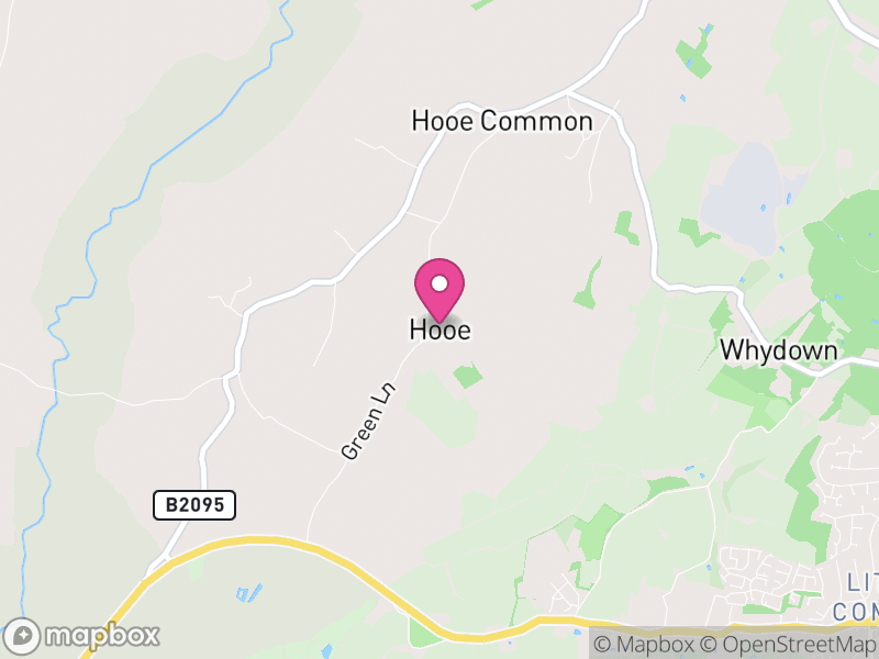 Map of Hooe, Wealden