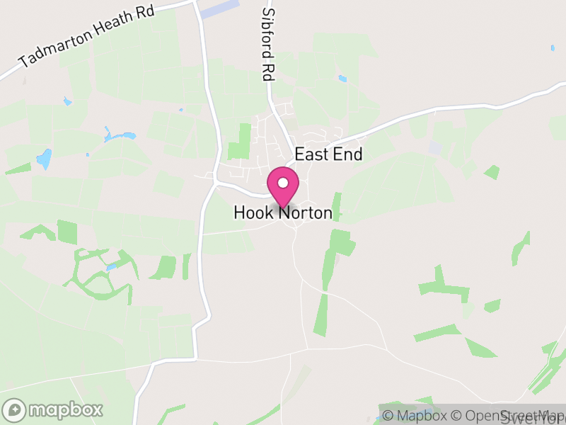 Map of Hook Norton, Cherwell