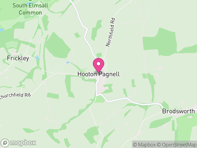 Map of Hooton Pagnell, Doncaster