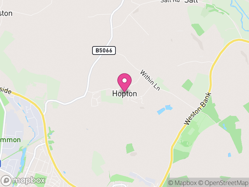 Map of Hopton and Coton, Stafford